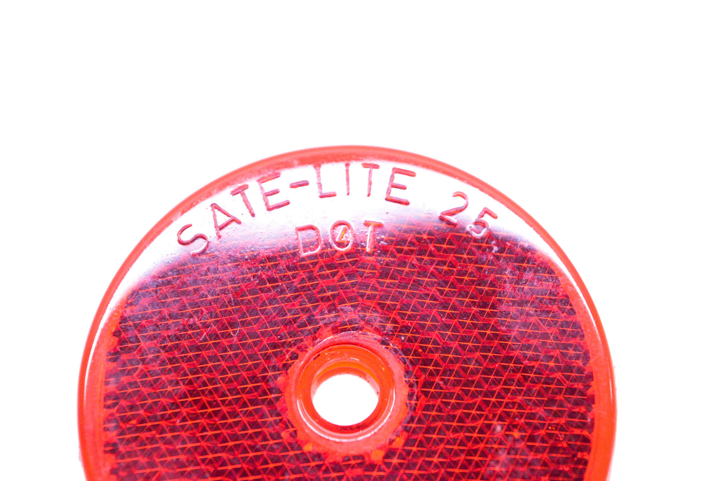 Sate-Lite 25 Round 2.25" Center Mount Red Reflector
