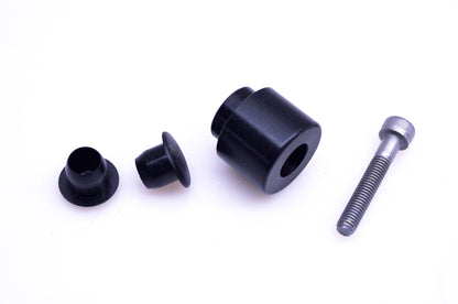 New OEM Triumph A9638030 Black Anodized Bar End Mirror Hardware Kit NOS
