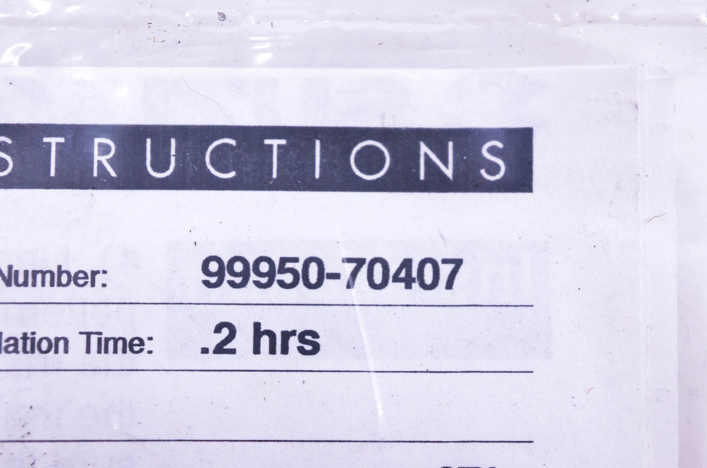 New OEM Suzuki 99950-70407 Skid Plate Kit NOS