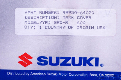 New OEM Suzuki 99950-64020 Tank Cover NOS