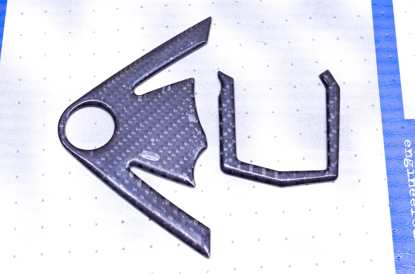 New OEM Suzuki 990A0-64006 Carbon Speedometer Gauge Trim Kit NOS