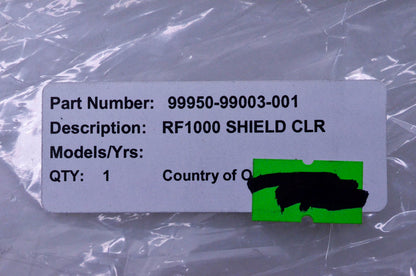 Shoei 99950-99003-001 RF1000 Clear Helmet Shield NOS
