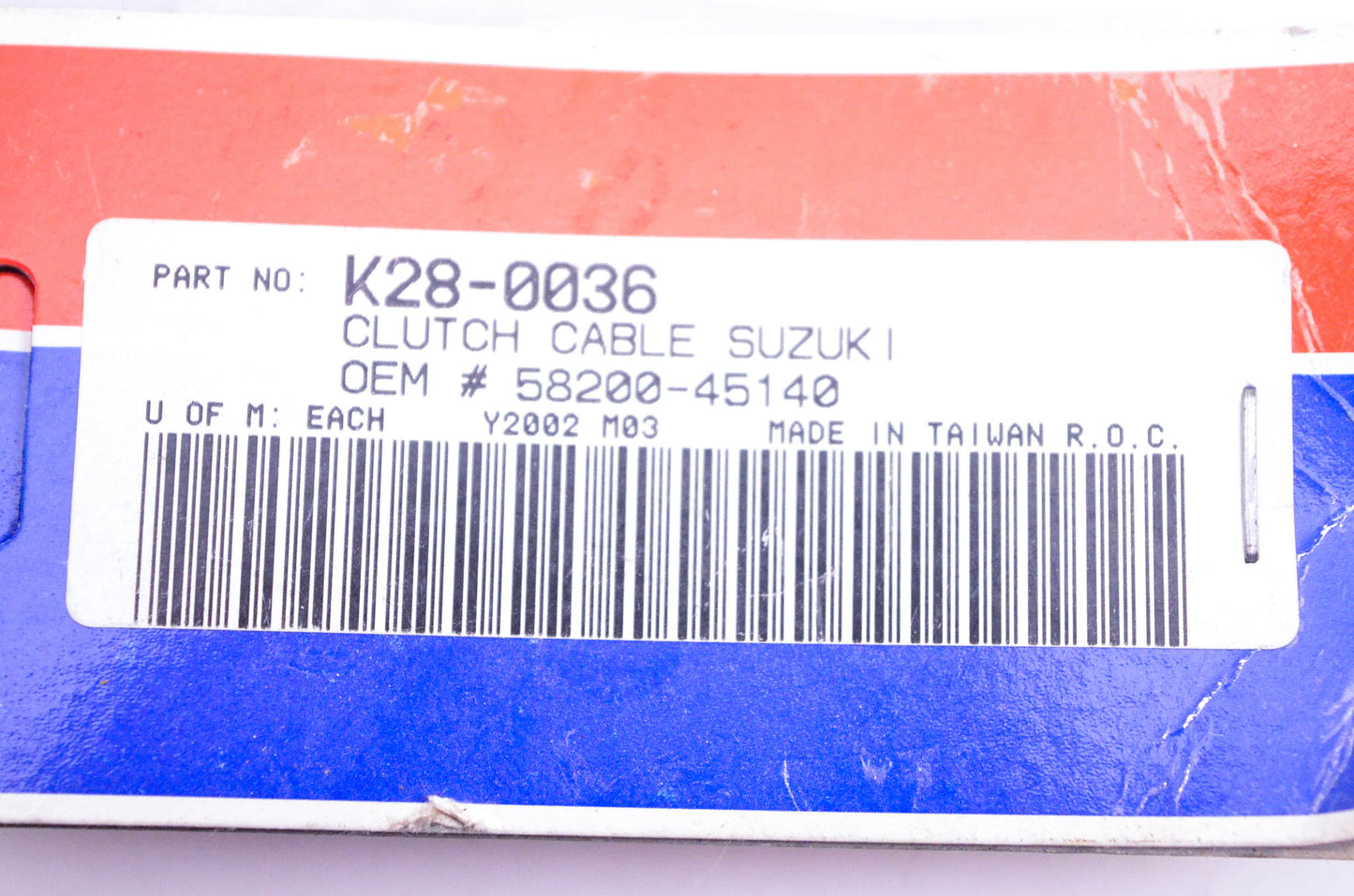Parts Unlimited K28-0036 Clutch Cable NOS