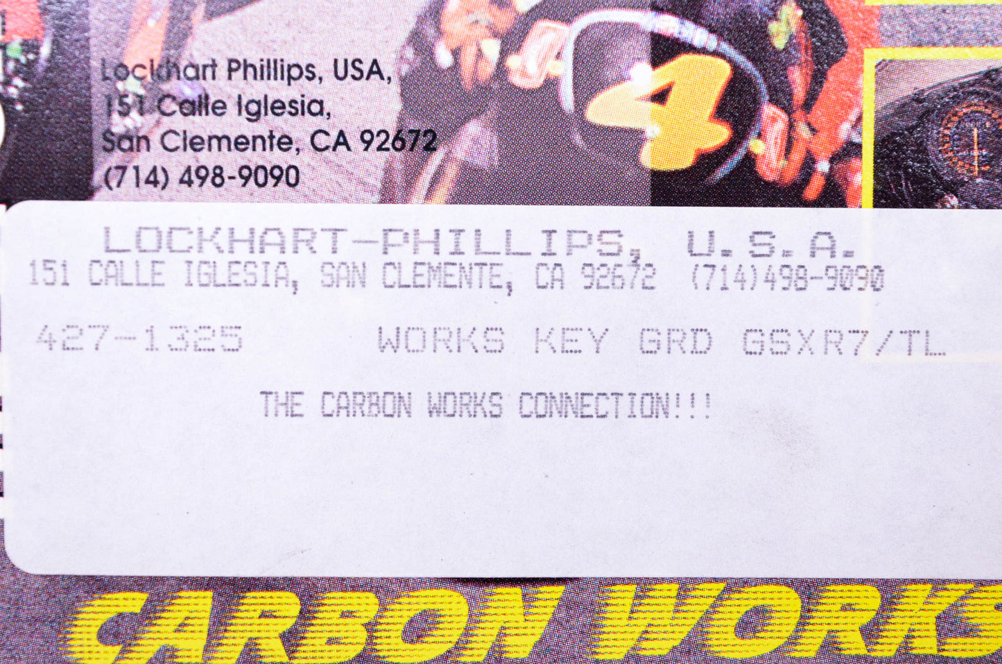 Lockhart Phillips 427-1325 Carbon Triple Tree Cover NOS