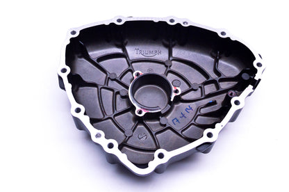 New OEM Triumph T1261932 Righthand Black Alternator Cover NOS