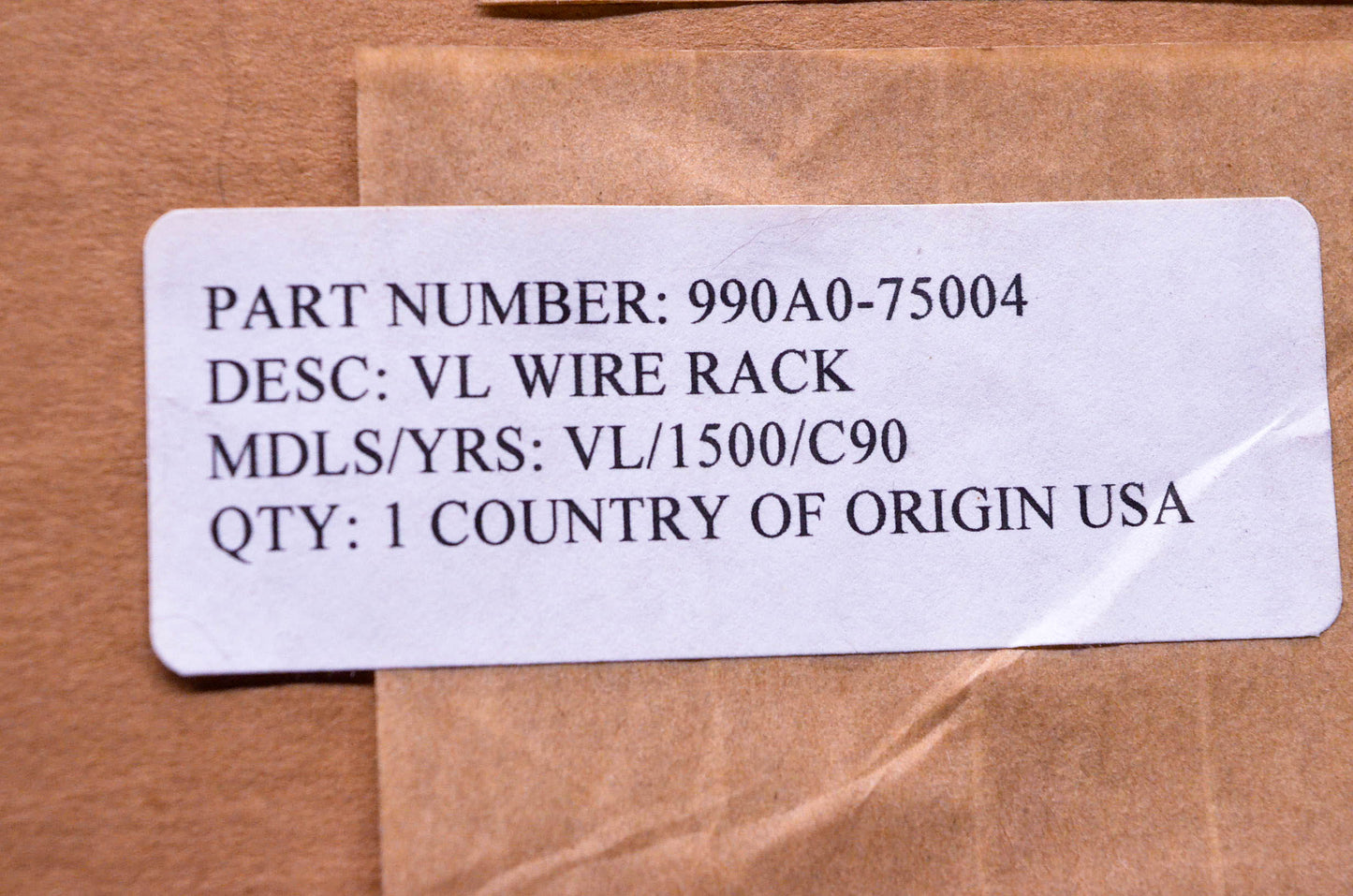New OEM Suzuki 990A0-75004 VL1500LC Intruder Wire Frame Rack Kit NOS
