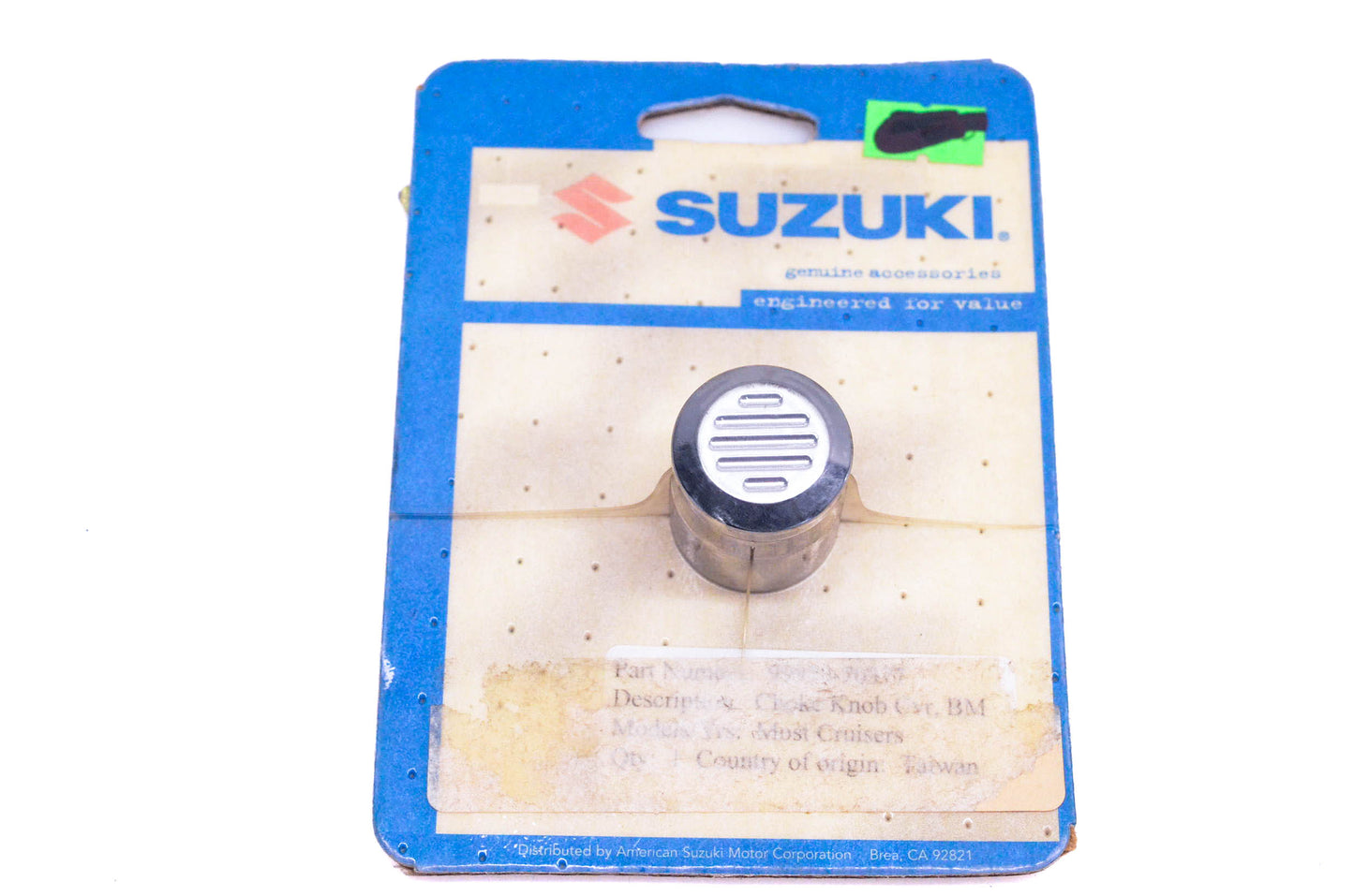 New OEM Suzuki 99950-70376 Billet Choke Knob Cover NOS