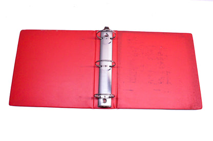 OEM Suzuki 99935-01842 Red 3-Hole Binder 3.5" Wide