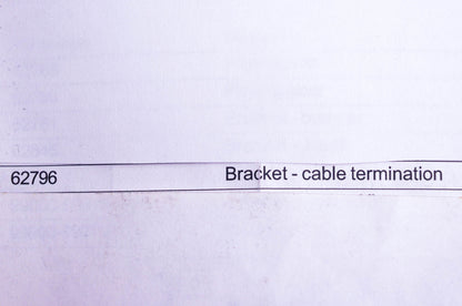 New OEM Suzuki 62796 Plow Mount Cable Termination Bracket NOS