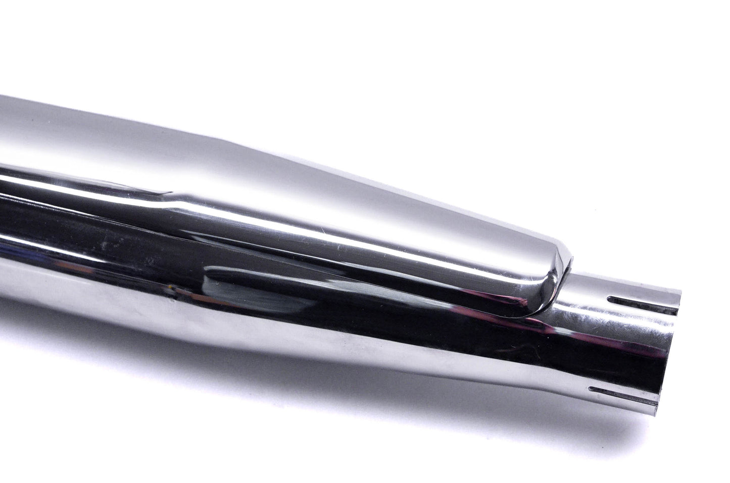 New OEM Triumph A9600060 Righthand Chrome Short Exhaust Silencer NOS