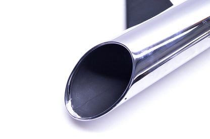 New OEM Triumph A9600060 Righthand Chrome Short Exhaust Silencer NOS