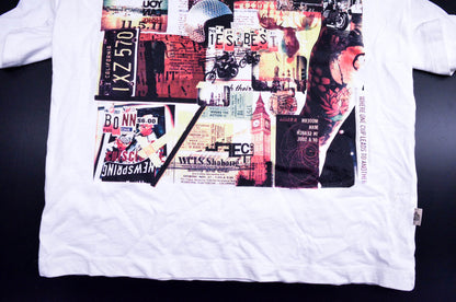 New OEM Triumph MTSS14331 Tri Photo Tee Shirt Off White Small NOS