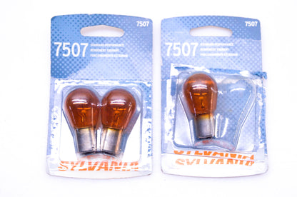 Aftermarket 7507 13.5v 2w Amber Bulbs Qty 3 NOS