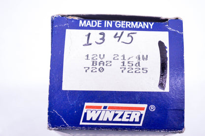 Winzer 720-7225 12v P21 4w #1345 Bulb NOS