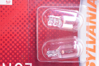 Sylvania 2825 13.5v 5w Wedge Bulbs Qty 2 NOS