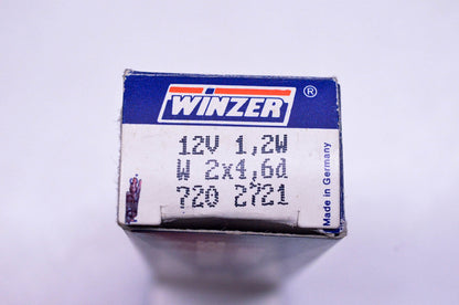 Winzer 720-2721 12v 1,2w Miniature Bulbs Qty 3 NOS