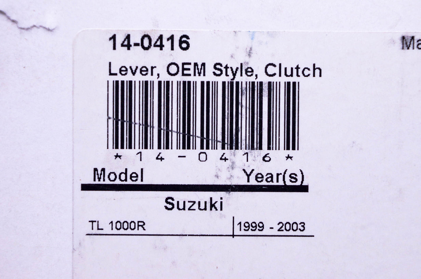 Motion Pro 14-0416, 70-0416 Clutch Lever Assembly NOS