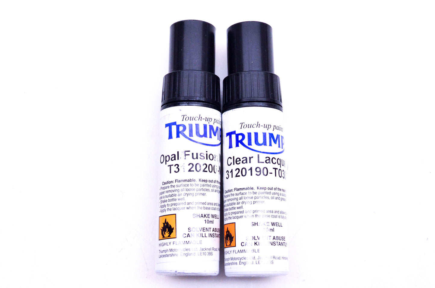 New OEM Triumph T3120300-NF NF Opal/Fusion Paint Touch-Up Kit NOS