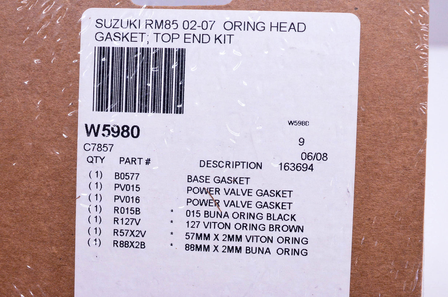 Wiseco PK1210 Top End Piston Kit NOS