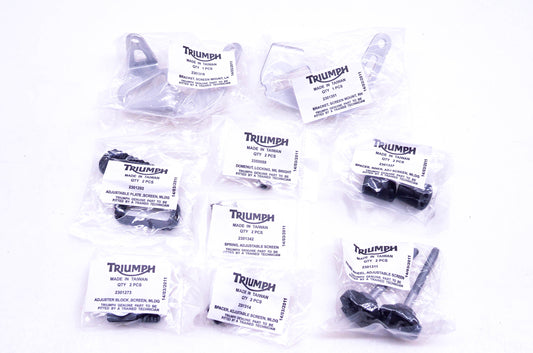 New OEM Triumph A9708218 STD Screen Angle Adjuster Mount Kit NOS