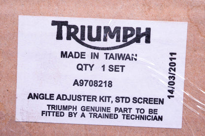 New OEM Triumph A9708218 STD Screen Angle Adjuster Mount Kit NOS