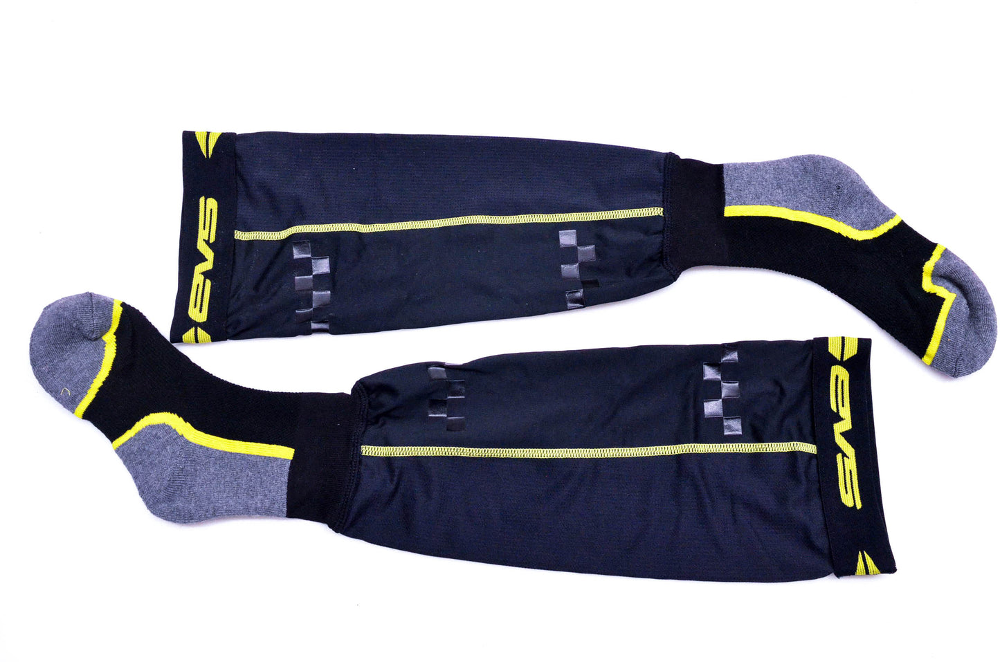 EVS 663-4172 Black w/ Yellow Trim Fusion Sock/Sleeve ComboSize Youth 4-7 NOS