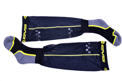 EVS 663-4172 Black w/ Yellow Trim Fusion Sock/Sleeve ComboSize Youth 4-7 NOS