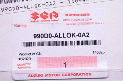 New OEM Suzuki 990D0-ALLOK-0A2 Aluminum Sase Lock Kit NOS