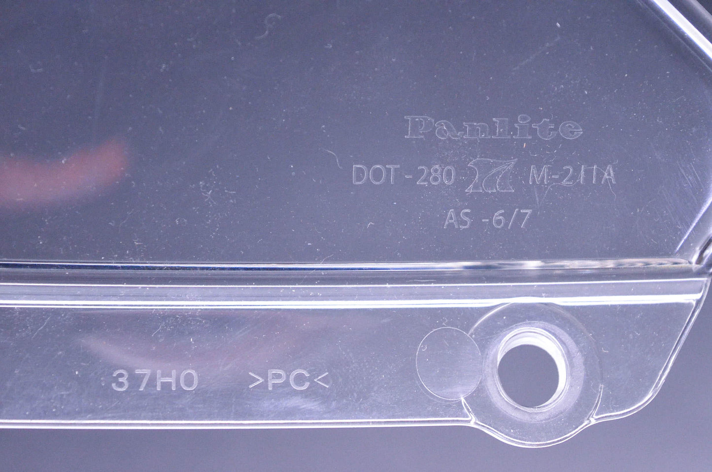 Panlite M-211A Clear Windscreen 37H0 NOS