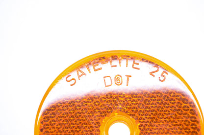Sate-Lite 25 SAE-A-70 Amber 2-1/8" Center Hole Reflector