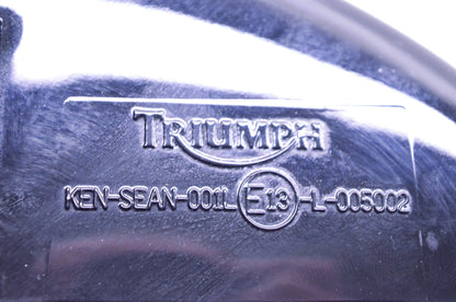 OEM Triumph 005002 Black Ken-Sean-001L Side Mirror Assembly