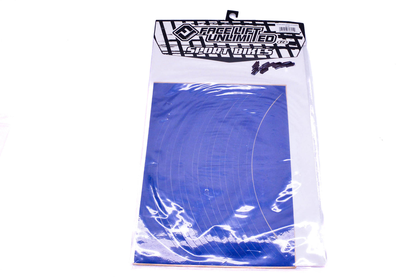 Facelift Unlimited 60601 Blue Sport Bike Wheel Sticker Kit NOS