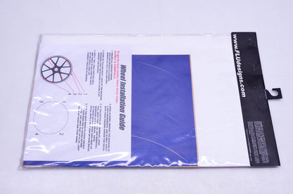 Facelift Unlimited 60601 Blue Sport Bike Wheel Sticker Kit NOS
