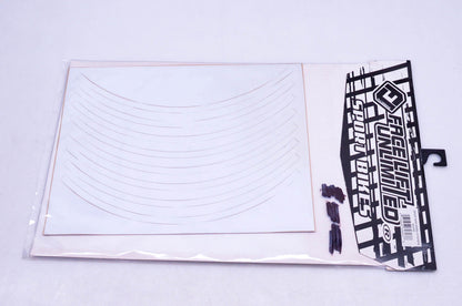 Facelift Unlimited 60603 White Sport Bike Wheel Sticker Kit NOS