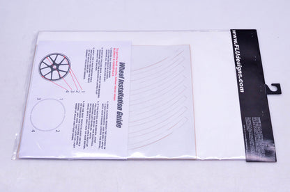Facelift Unlimited 60603 White Sport Bike Wheel Sticker Kit NOS