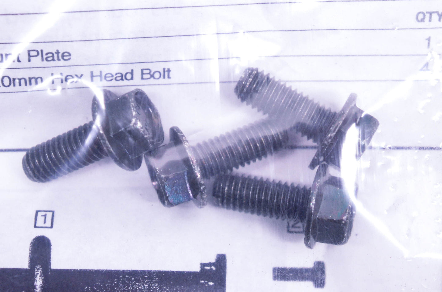 New OEM Suzuki 99950-70406 LT-250 Ozark Winch Mount Plate Kit NOS