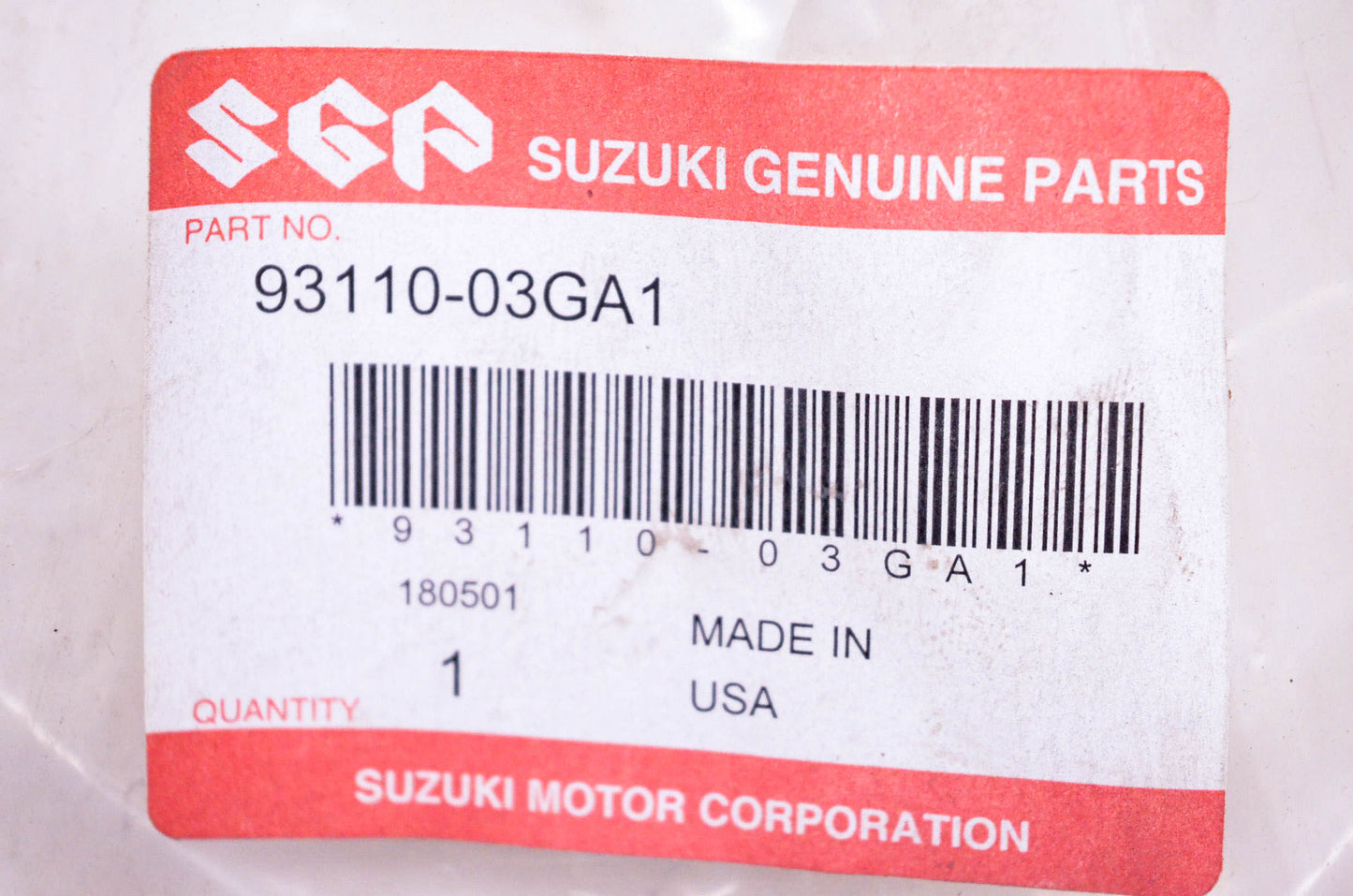 New OEM Suzuki 93110-03GA1 Storage Box NOS