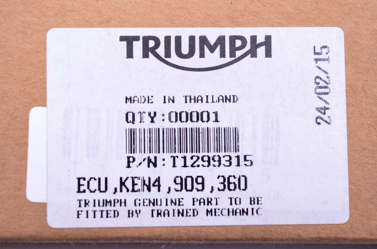 New OEM Triumph T1299315, 649D-190G-OB1, 4211-615604 1290165 KEn4 909 360 ECU NOS