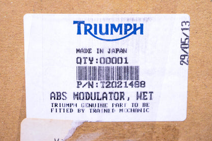 New OEM Triumph T2021488 ABS Modulator Brake Pump Unit Assembly NOS