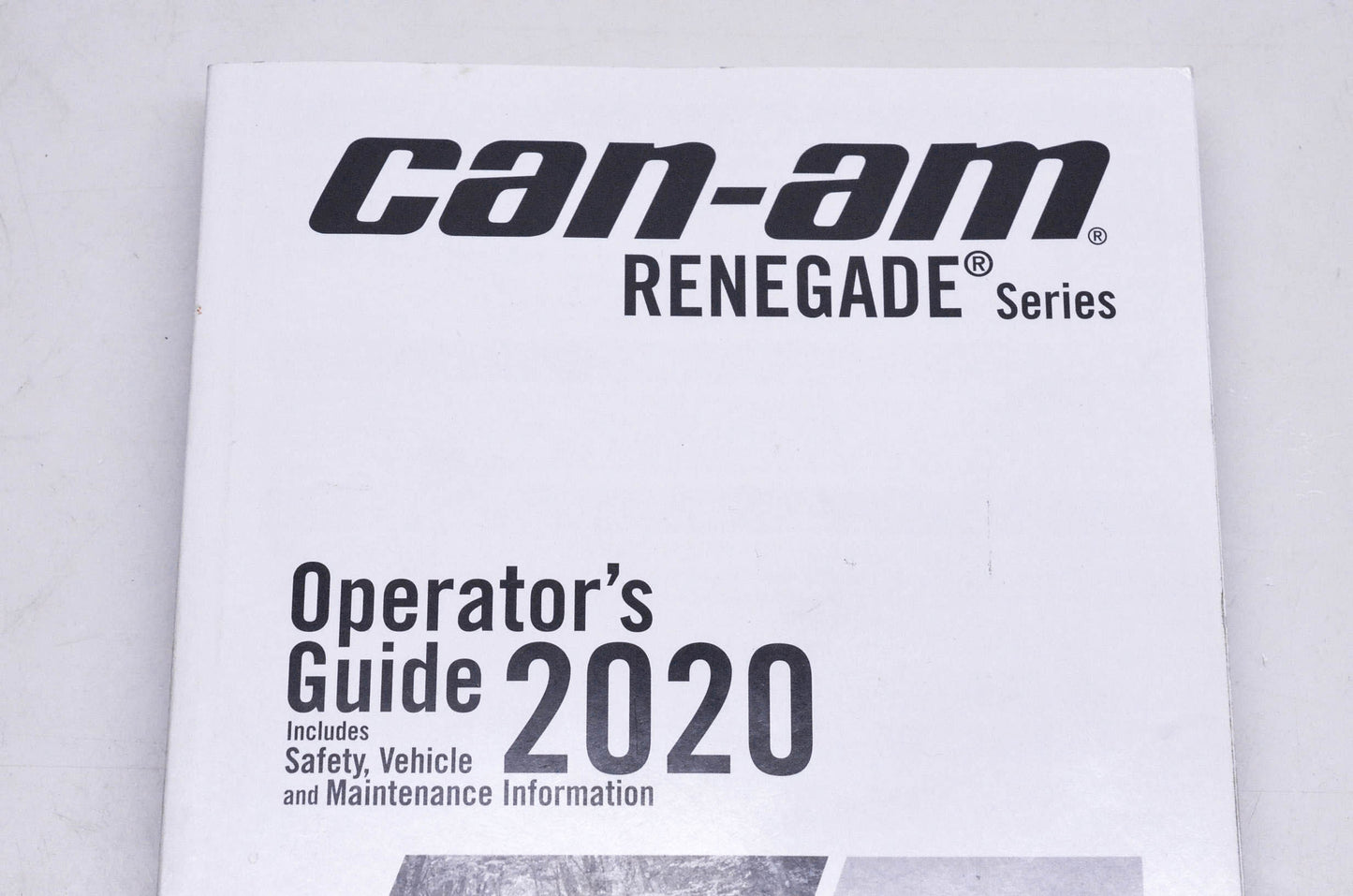 OEM Can-Am 219002021 Renegade 2020 Operator's Guide