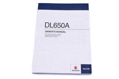 New OEM Suzuki 99011-11J60-03A DL650A L2 Owner's Manual NOS
