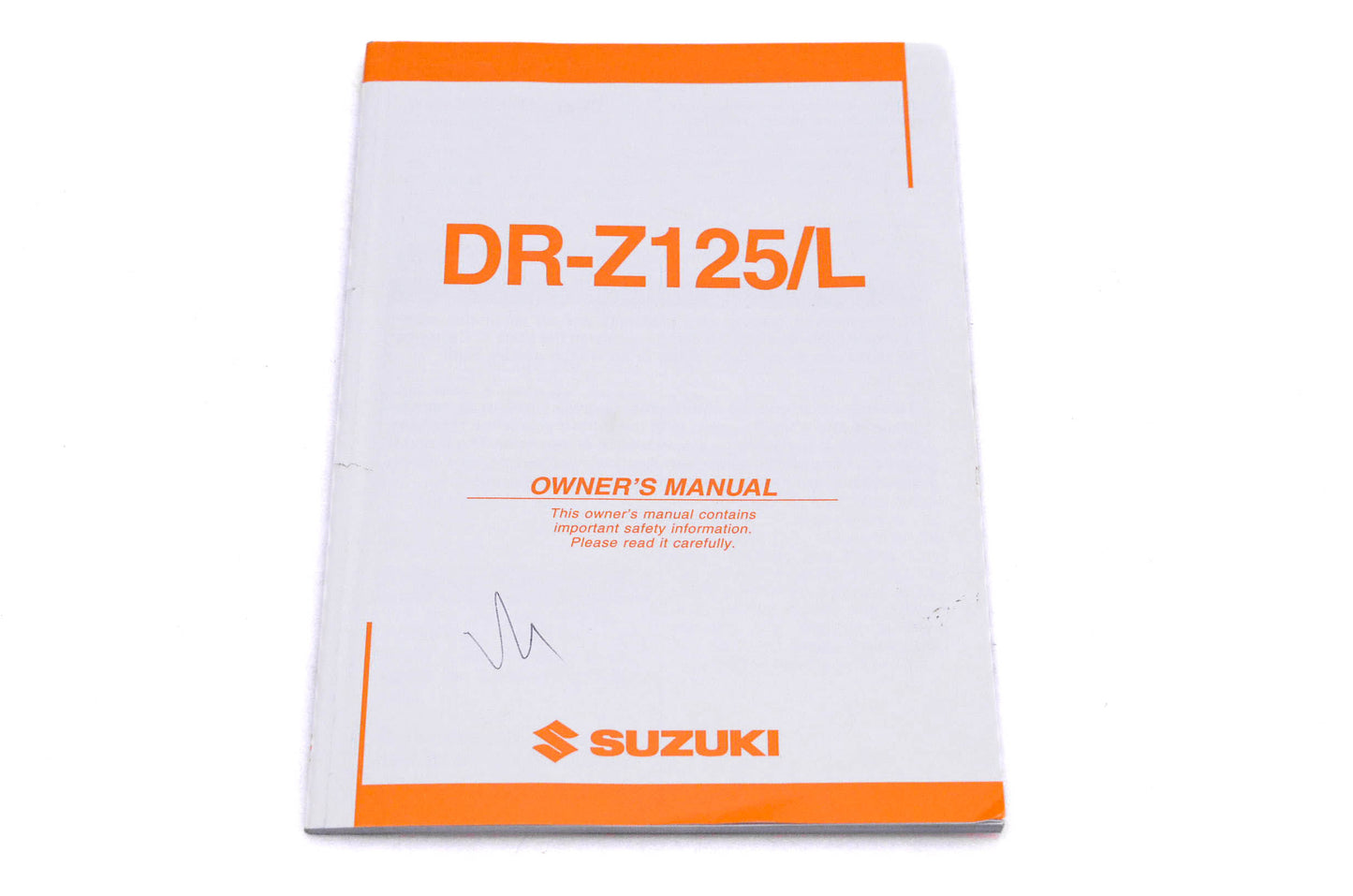 OEM Suzuki 99011-08G51-03A DR-Z125/L K4 Owner's Manual