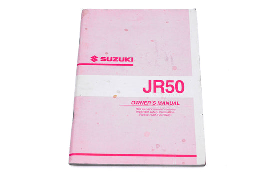 OEM Suzuki 99011-04449-03A JR50 K2 Owner's Manual