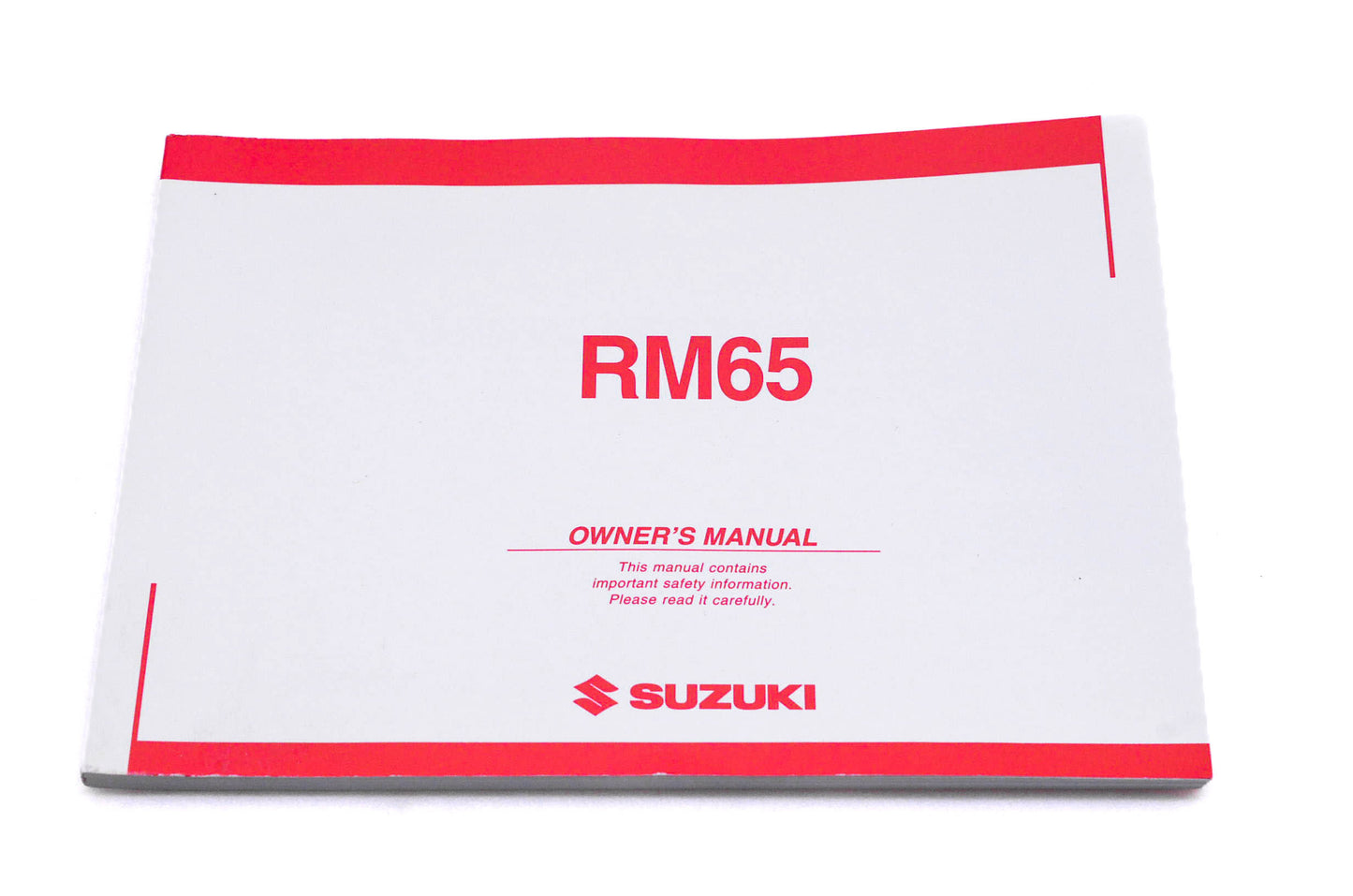 OEM Suzuki 99011-11A51-03A RM65 K4 Owner's Manual