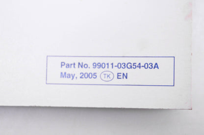 OEM Suzuki 99011-03G54-03A LT-A500F K6 Owner's Manual