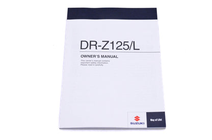 OEM Suzuki 99011-08G58-03A DR-Z125/L L2 Owner's Manual