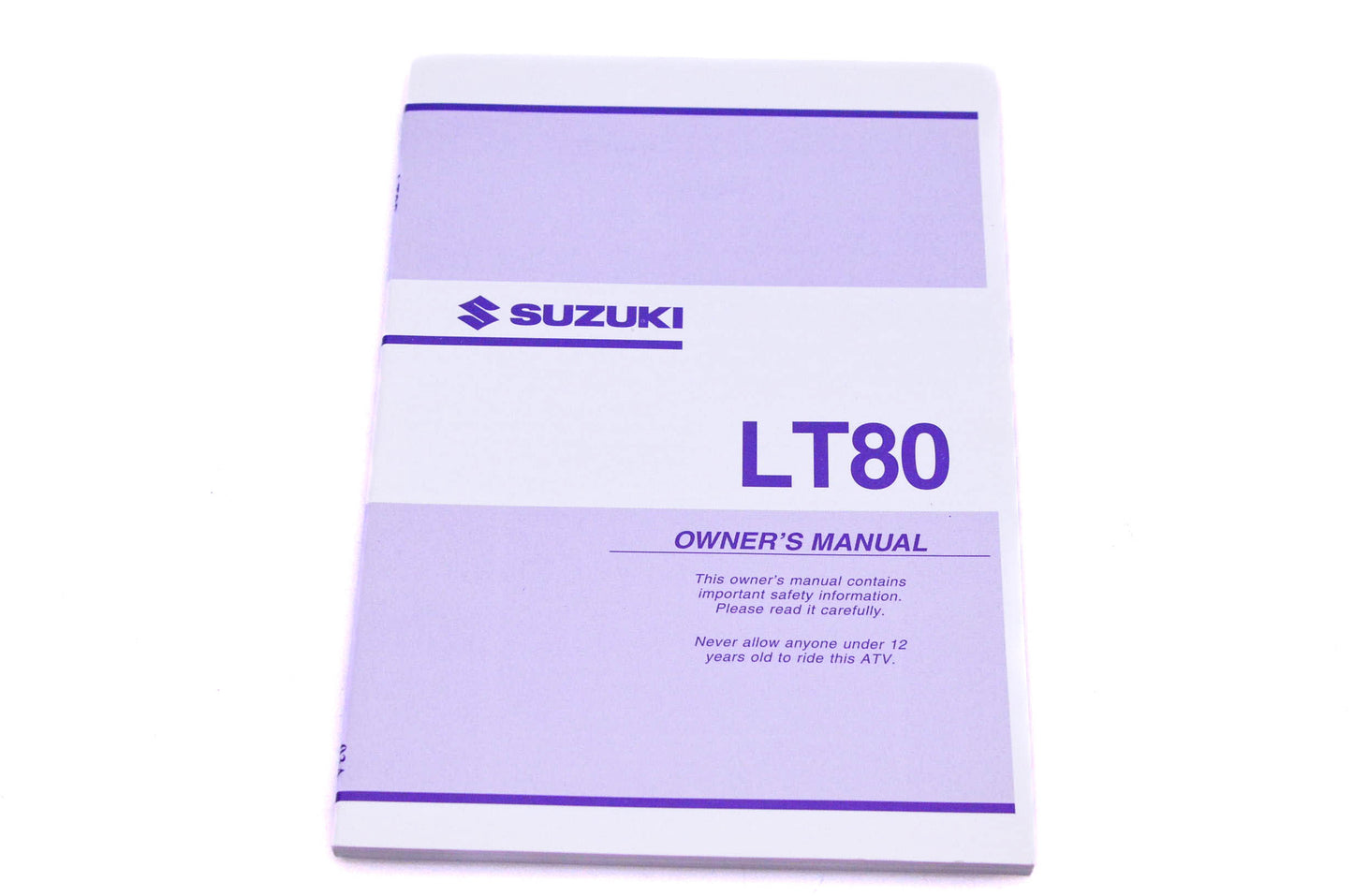 OEM Suzuki 99011-40B67-03A LT80 K3 Owner's Manual