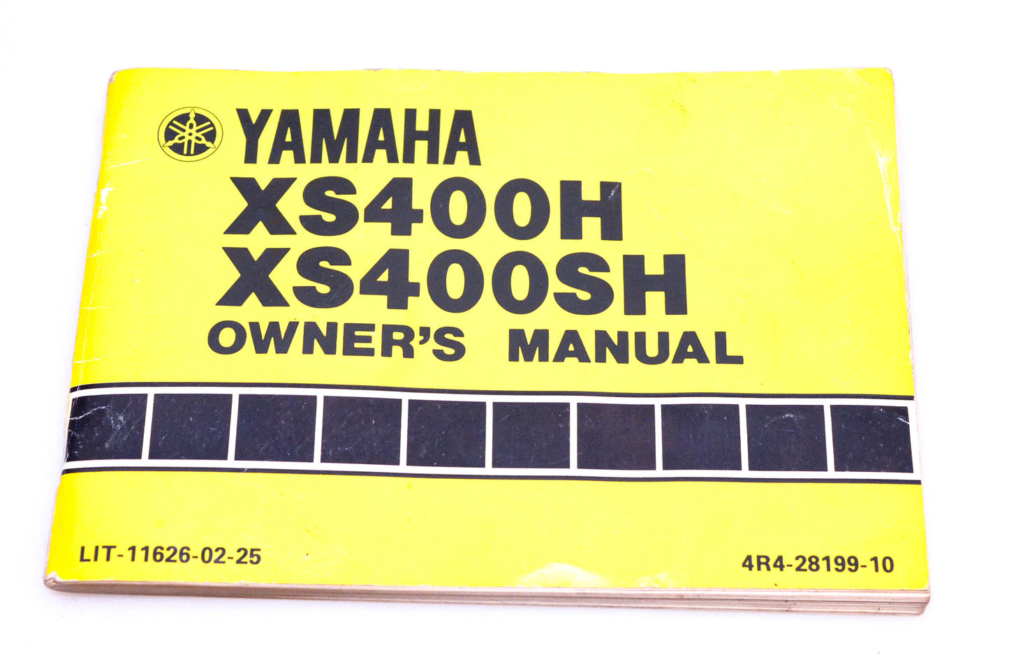 OEM Yamaha LIT-11626-02-25-00, 4R4-28199-10-00 XS400H XS400SH 1980 Owner's Manual