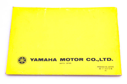 OEM Yamaha LIT-11626-02-25-00, 4R4-28199-10-00 XS400H XS400SH 1980 Owner's Manual