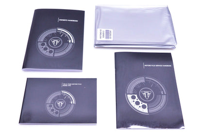 New OEM Triumph 3852292, T3852292-US Street Twin/Cup Thruxton Bonneville Owner's Handbook Kit NOS